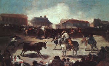 Francisco goya Painting - Pueblo Corrida de Toros Romántico moderno Francisco Goya